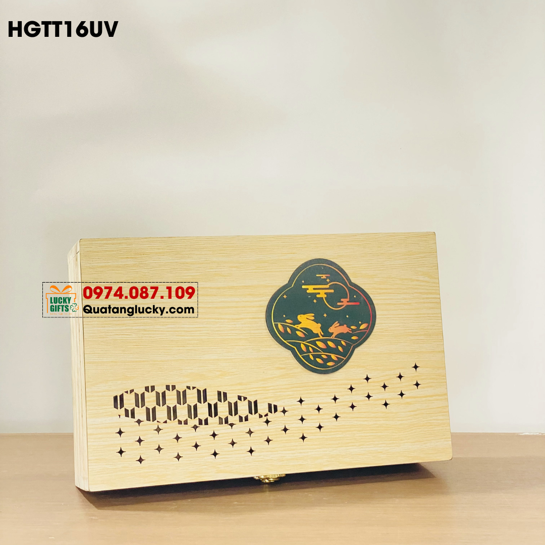 hộp gỗ trung thu Sticker
