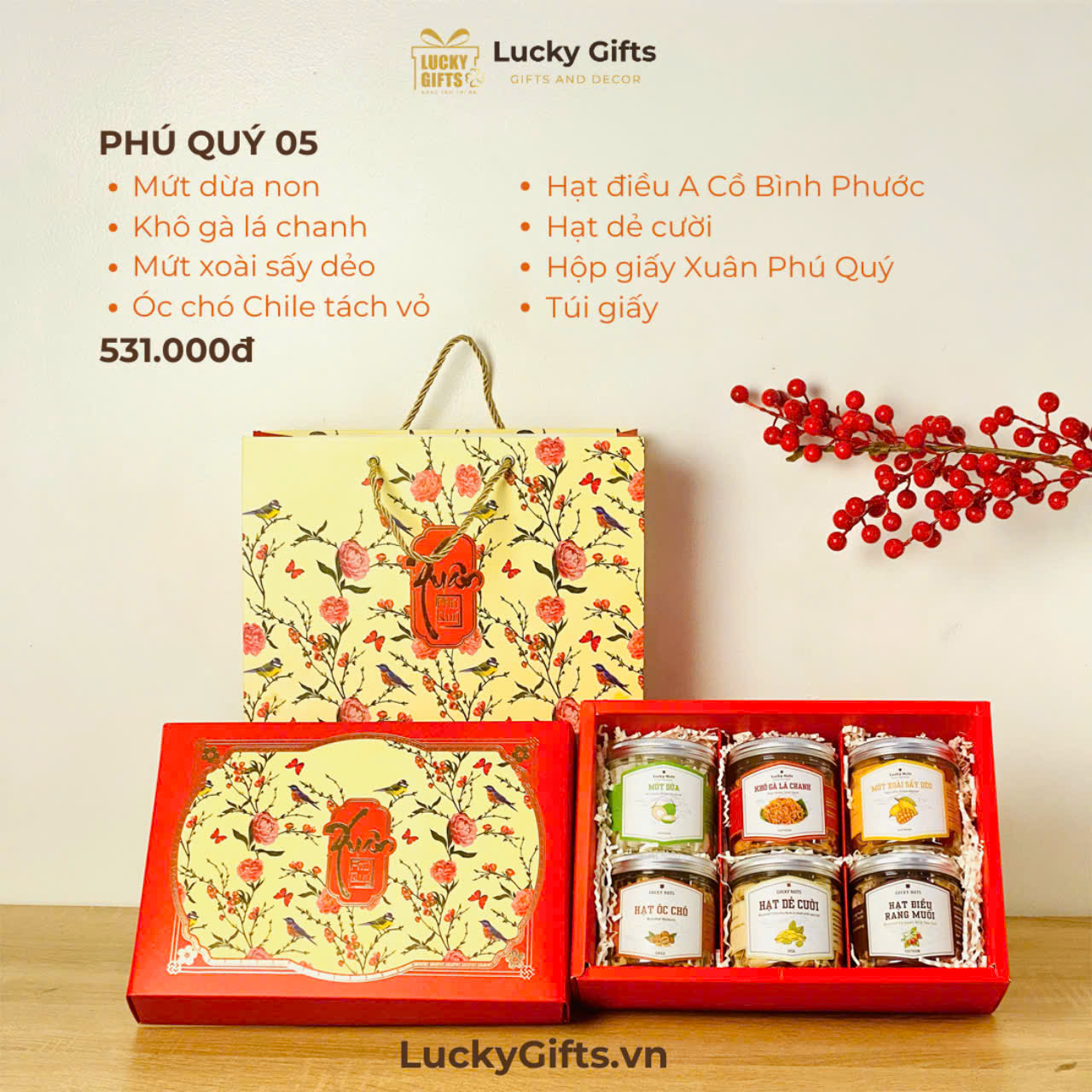 quà tết hộp giấy 2026