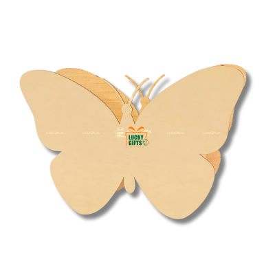 Giỏ gỗ đựng trái cây, cắm hoa làm quà tặng Lucky GH14