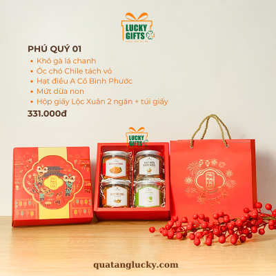 Qùa tết doanh nghiệp - Phú Quý 1