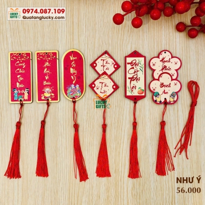 Combo sticker trang trí in UV Như Ý ( 6 tag treo)