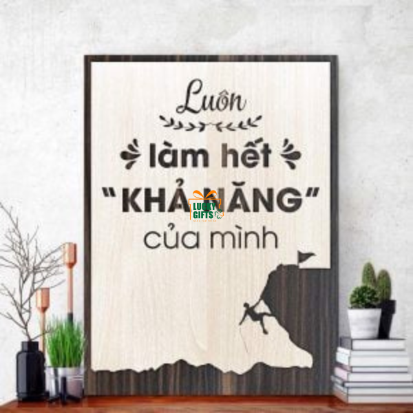 Tranh Decor Gỗ Làm Hết Khả Năng