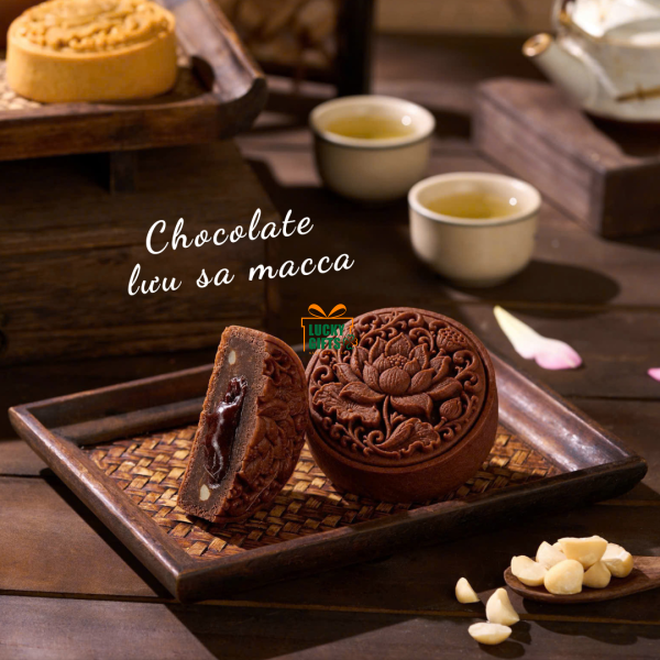 Bánh trung thu Chocolate lưu sa macca
