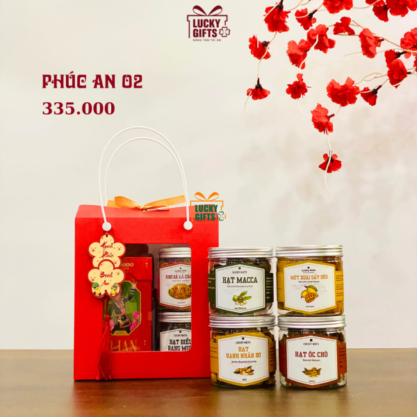 Quà tết giá rẻ hộp giấy nhỏ xinh- Phúc An 02