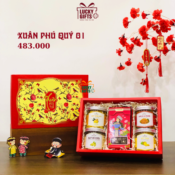 Hộp qua tết  giá tốt dành cho doanh nghiệp- Xuân Phú Quý 1