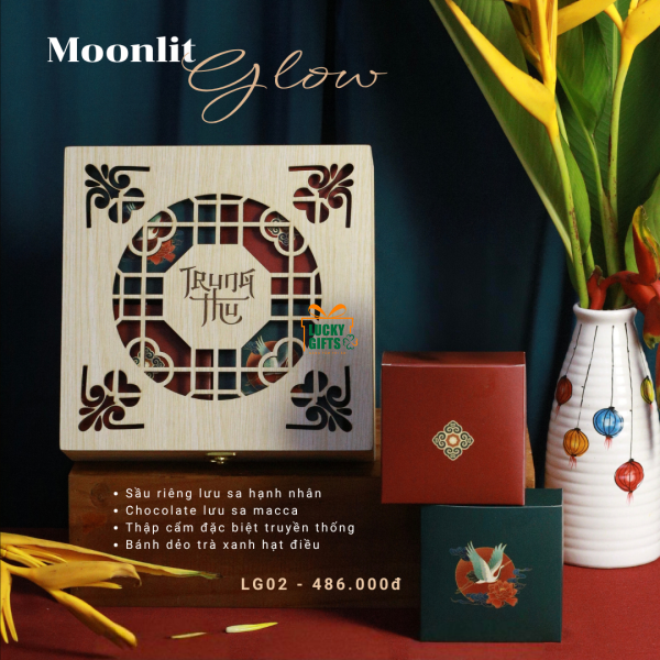 Moonlit Glow - Hộp quà gỗ cao cấp