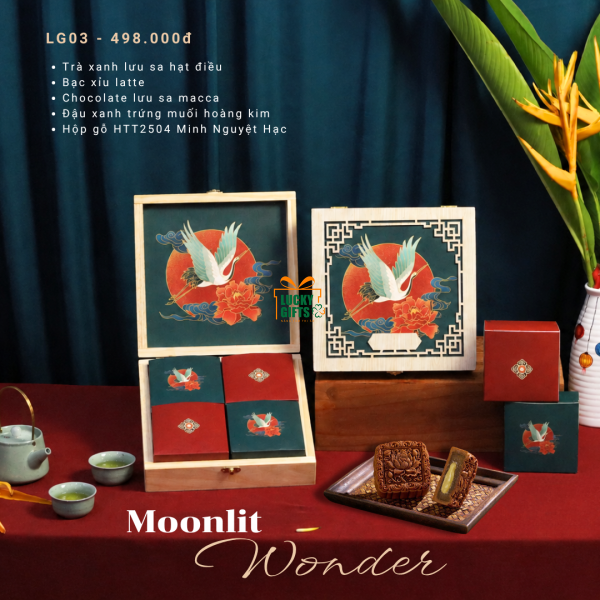 Moonlit Wonder - Hộp quà gỗ phối cover độc đáo