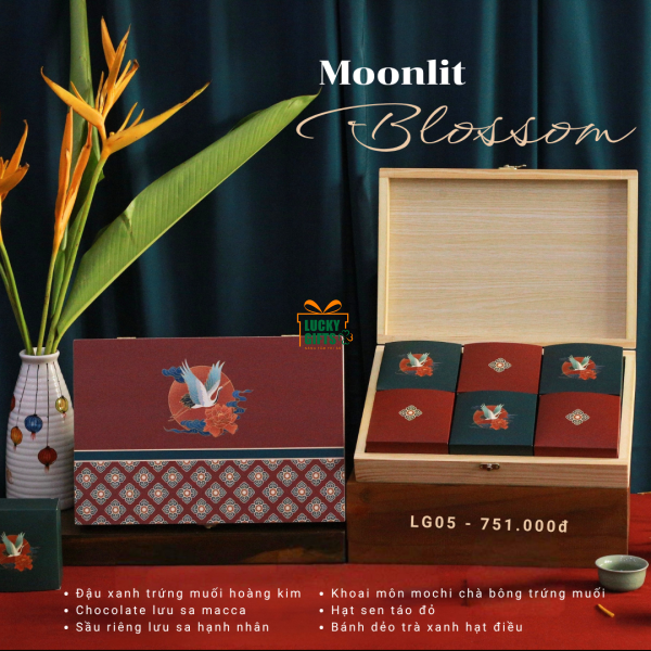 Moonlit Blossom - Quà trung thu cao cấp  cho đối tác