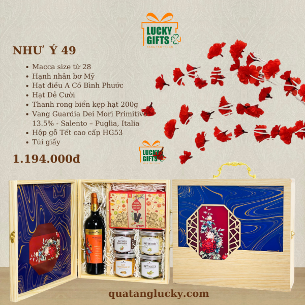 Quà tết doanh nghiệp cao cấp 2025- Như ý 49